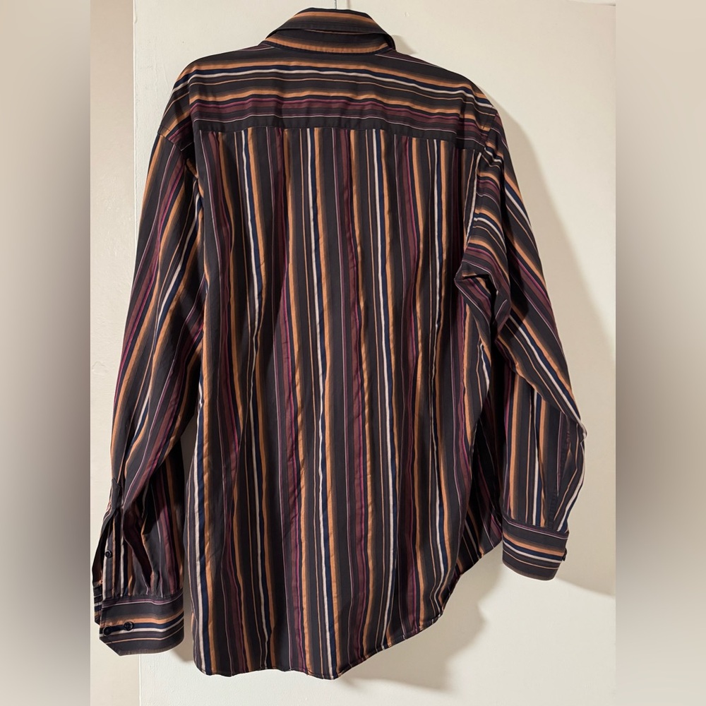 Bugatchi Multicolor Striped Button Down Shirt - image 2